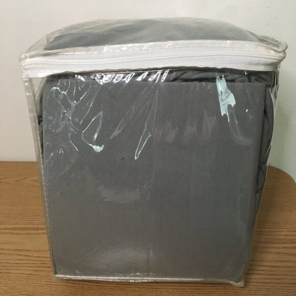 Open Box 4pc MicroFlannel Sheet Set Queen Size Color Greystone Super Soft Warm - Picture 5 of 10